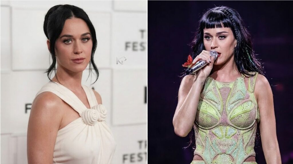 Katy Perry covered in dramatic cinematic scars and cinematic fire in the official Watch It Burn music video
