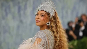 Split image of Beyoncé, Drake, and Shakira representing this week's new chart entries