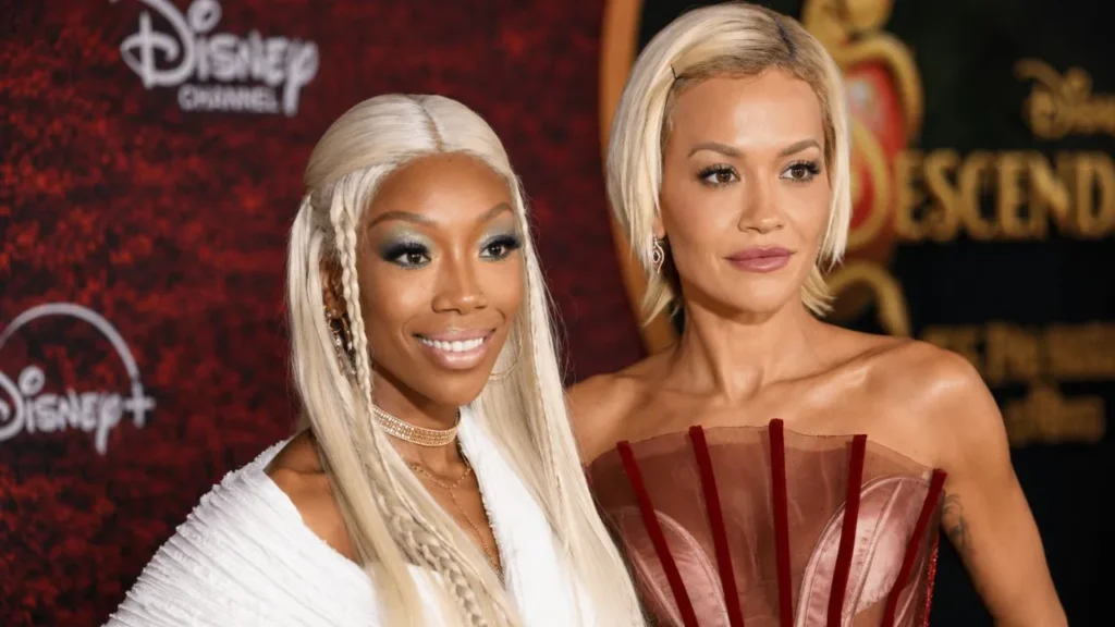 Rita Ora and Brandy at the Descendants: Wicked Wonderland premiere in Los Angeles
