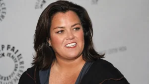 Rosie O'Donnell hosting her daytime television talk show in the 1990s
