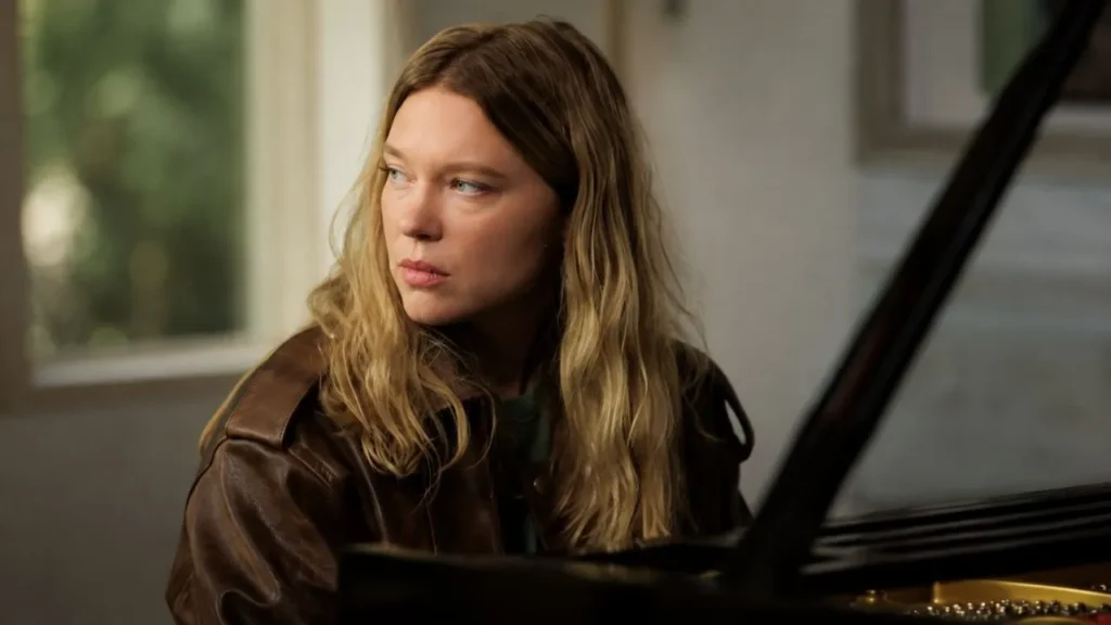 Léa Seydoux in a tense dramatic scene from Marie Kreutzer’s psychological film Gentle Monster
