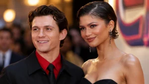 Tom Holland and Zendaya together at a public event.