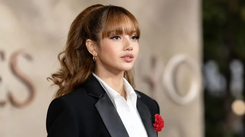 BLACKPINK member Lisa posing stylishly while discussing her personal documentary Always Lalisa