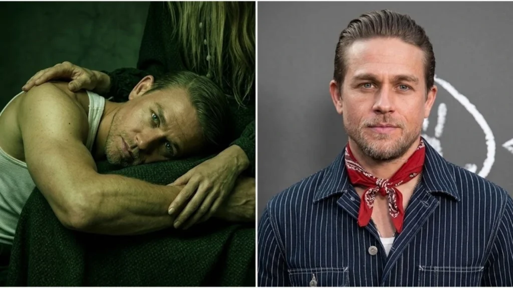 Actor Charlie Hunnam portraying Ed Gein in Netflix true crime series Monster Season 3